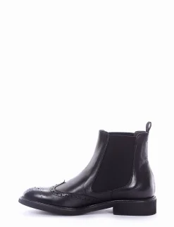 stivaletto tacco 2 cm nero