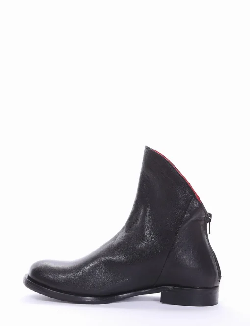 stivaletto tacco 2 cm nero