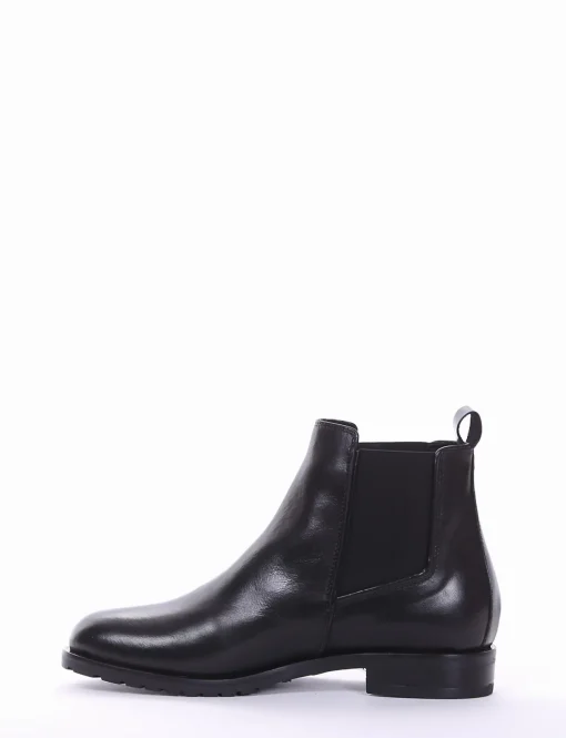 stivaletto tacco 2 cm nero