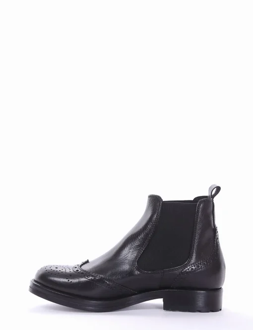 stivaletto tacco 2 cm nero