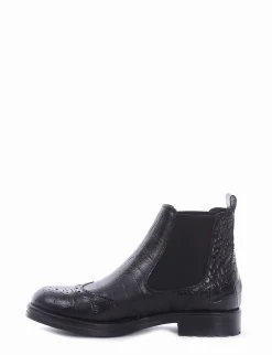 stivaletto tacco 2 cm nero