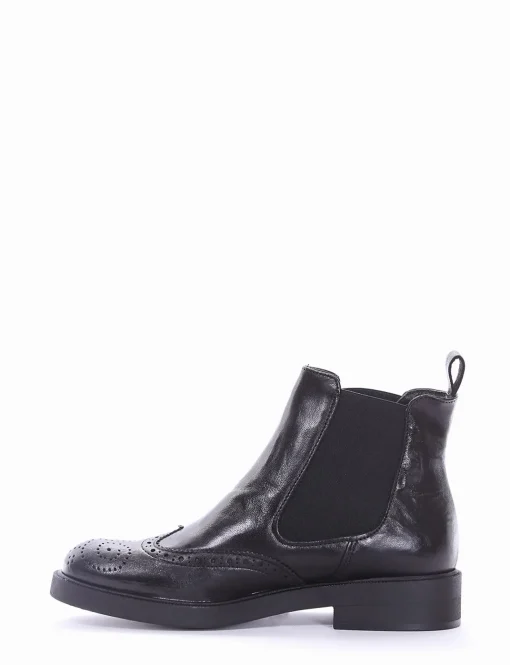 stivaletto tacco 2 cm nero
