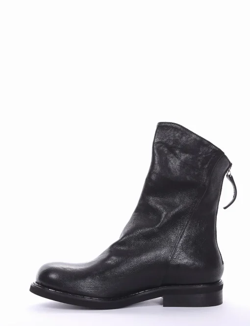 stivaletto tacco 2 cm nero