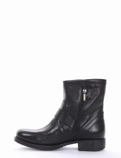 stivaletto tacco 2 cm nero