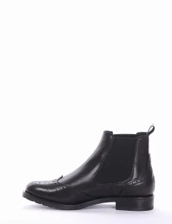 stivaletto tacco 2 cm nero