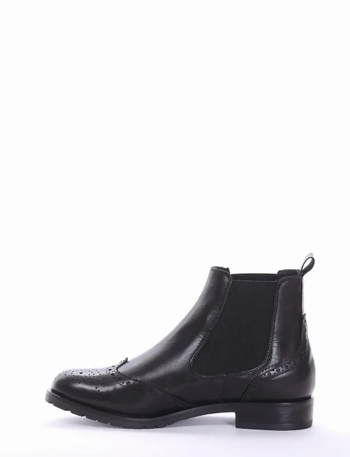 stivaletto tacco 2 cm nero