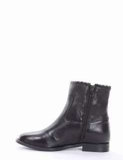 stivaletto tacco 2 cm nero