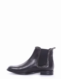 stivaletto tacco 2 cm nero
