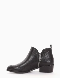 stivaletto tacco 4 cm nero