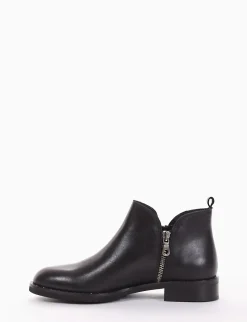 stivaletto tacco 2 cm nero