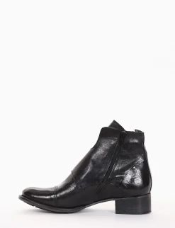 stivaletto tacco 3 cm nero