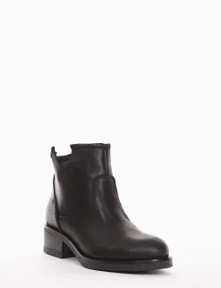 stivaletto tacco 3 cm nero