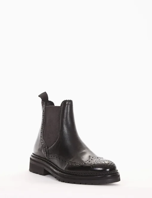 stivaletto tacco 2 cm nero