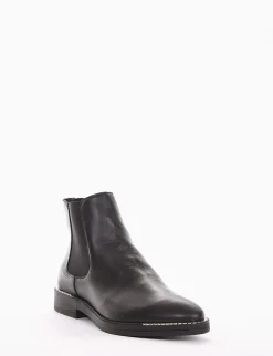 stivaletto tacco 2 cm nero