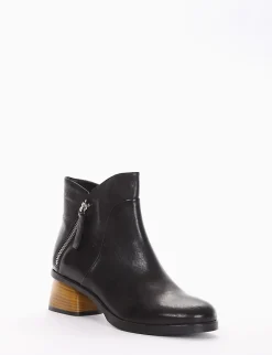 stivaletto tacco 4 cm nero