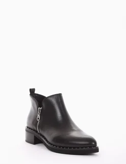 stivaletto tacco 3 cm nero