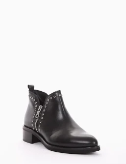 stivaletto tacco 3 cm nero