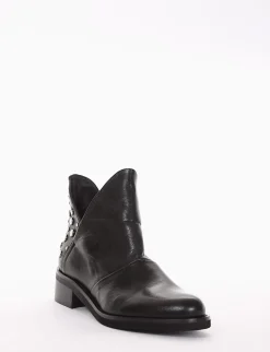 stivaletto tacco 3 cm nero