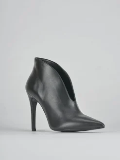 Stivaletto tacco 10 cm nero pelle