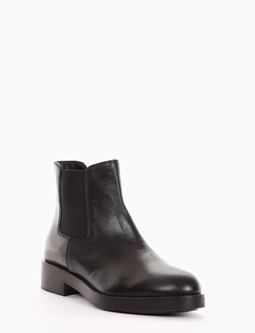 stivaletto tacco 2 cm nero