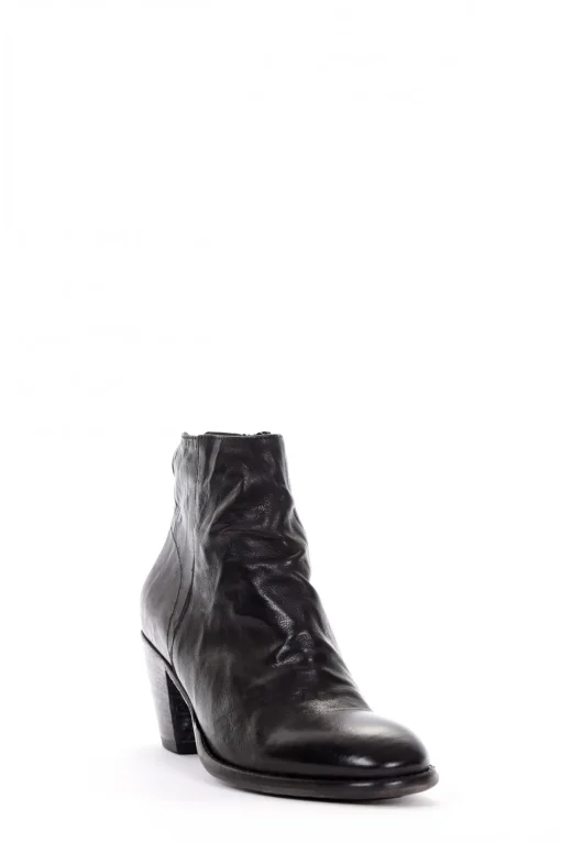 stivaletto tacco 6 cm nero