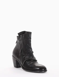 stivaletto tacco 6 cm nero