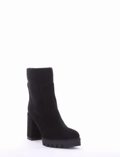 stivaletto tacco 7 cm nero