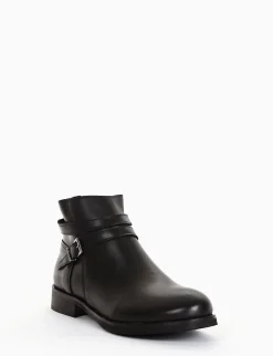 stivaletto tacco 2 cm nero