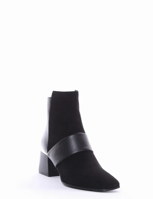 stivaletto tacco 5 cm nero