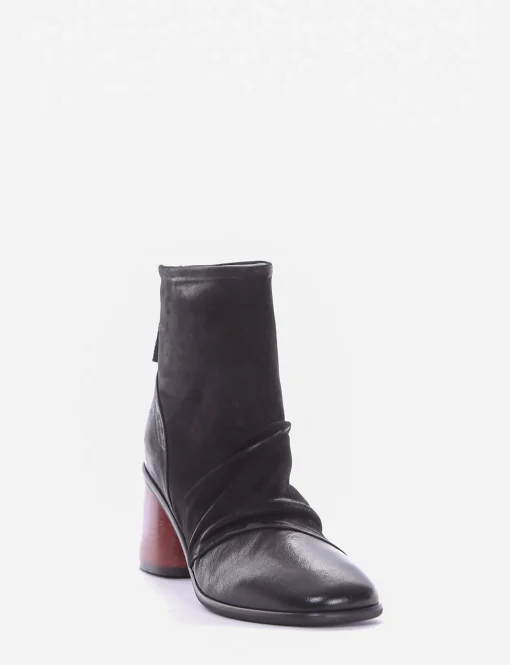 stivaletto tacco 5 cm nero