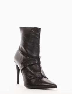 stivaletto tacco 9 cm nero
