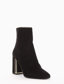 stivaletto tacco 5 cm nero