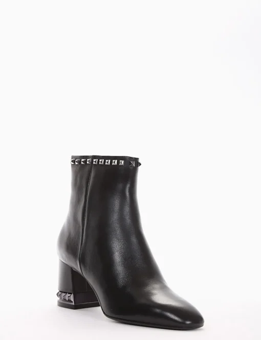 stivaletto tacco 5 cm nero