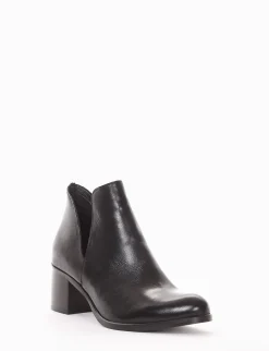 stivaletto tacco 5 cm nero