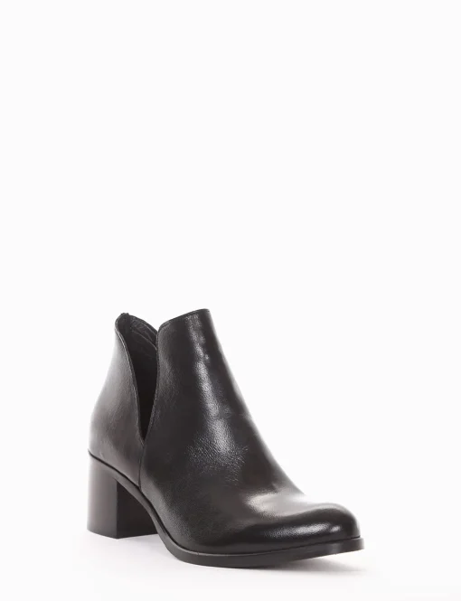 stivaletto tacco 5 cm nero