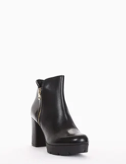 stivaletto tacco 8 cm nero