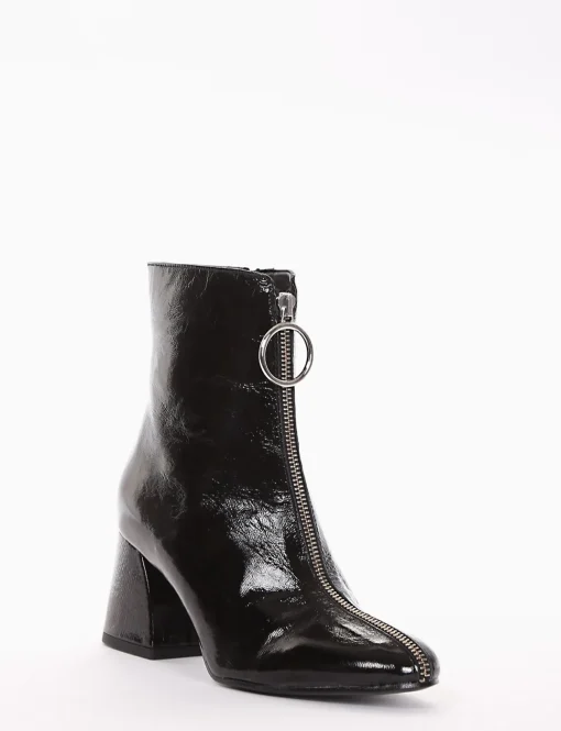 stivaletto tacco 6 cm nero