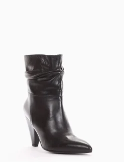 stivaletto tacco 8 cm nero