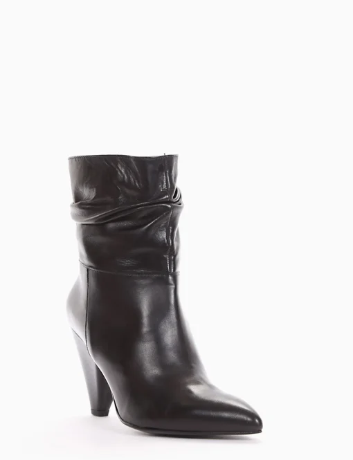 stivaletto tacco 8 cm nero