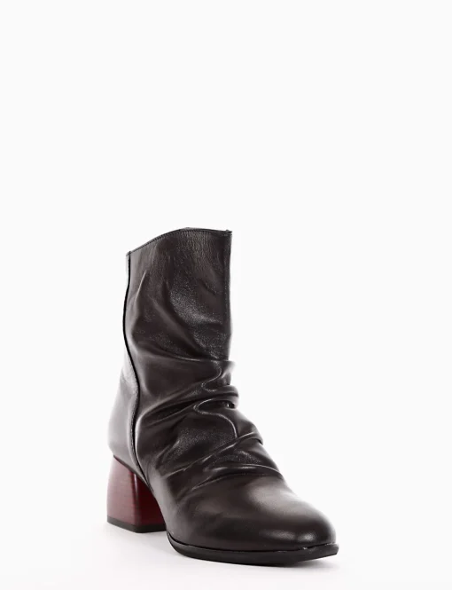 stivaletto tacco 6 cm nero