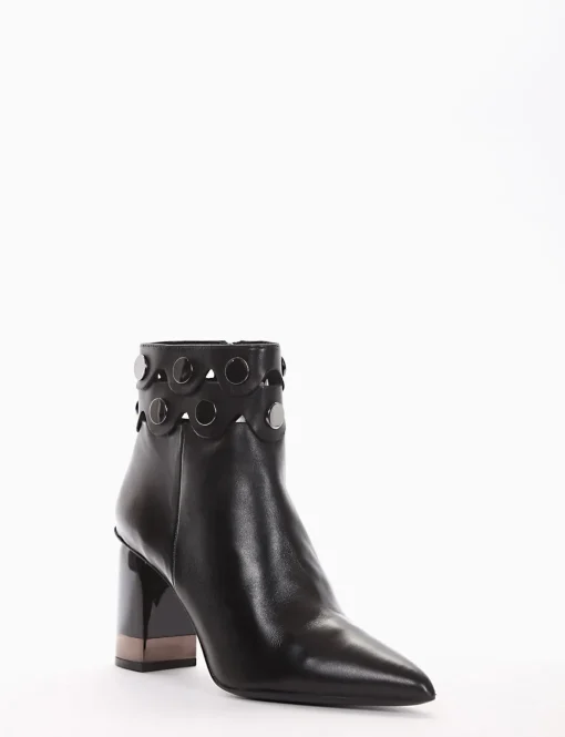 stivaletto tacco 7 cm nero
