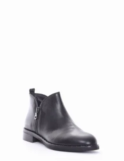 stivaletto tacco 2 cm nero