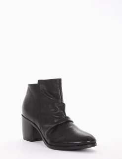 stivaletto tacco 5 cm nero