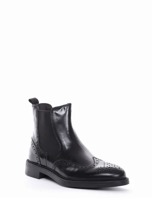 stivaletto tacco 2 cm nero