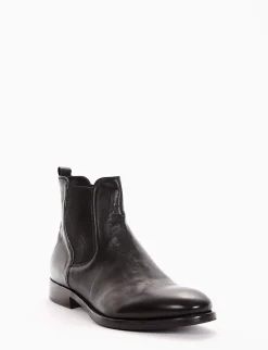 stivaletto tacco 2 cm nero
