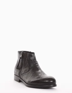 stivaletto tacco 2 cm nero