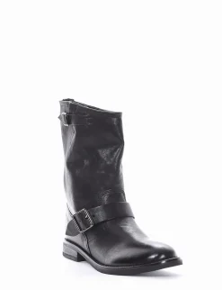 stivaletto tacco 2 cm nero