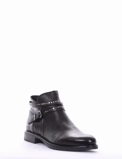stivaletto tacco 2 cm nero