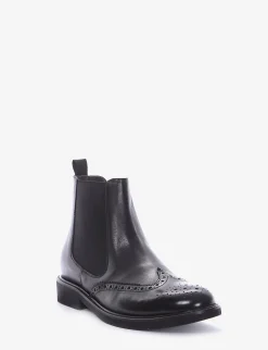 stivaletto tacco 2 cm nero