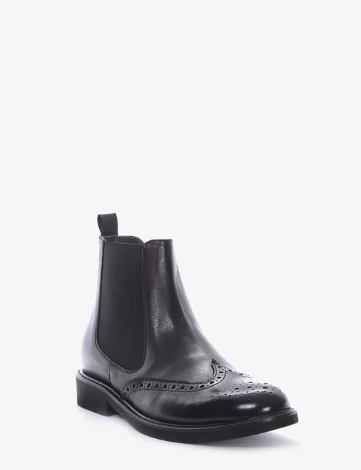 stivaletto tacco 2 cm nero